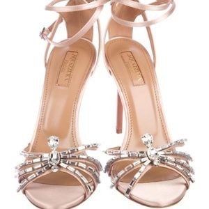 Aquazzura Crystal Spider Heel